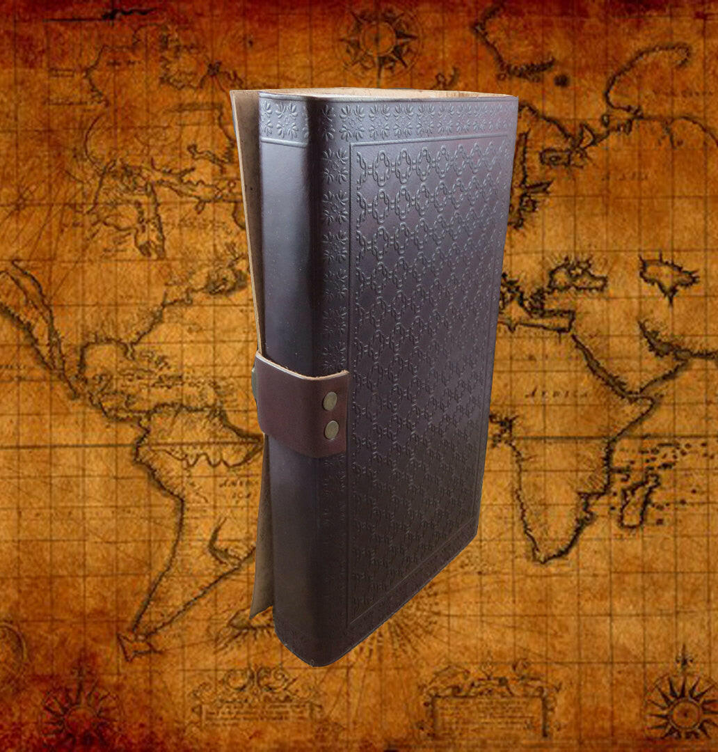 Personalized Leather Dragon Journal.