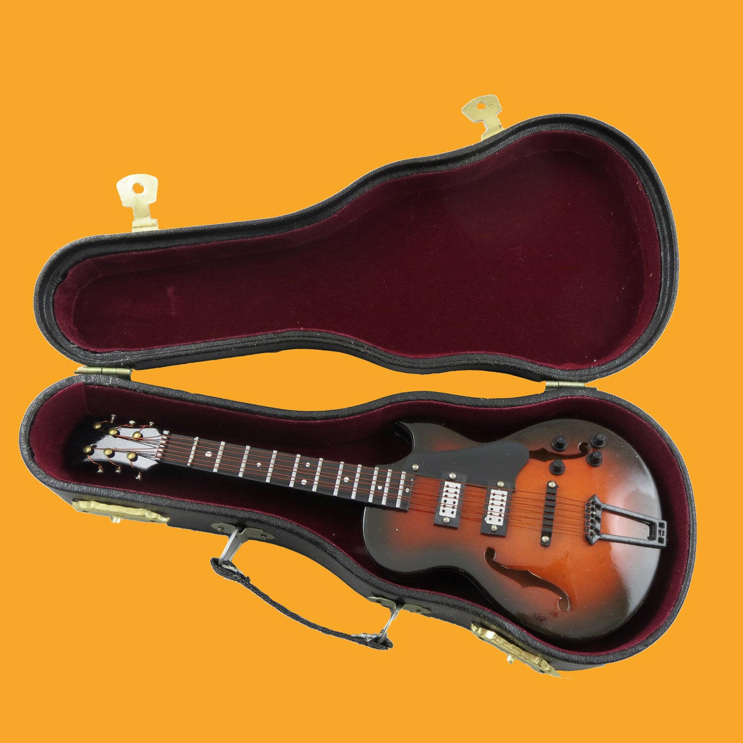 Personalized Miniature Gibson Guitar.