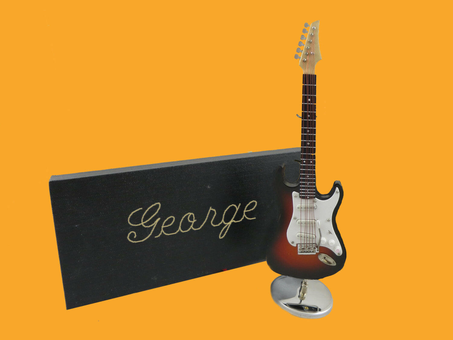 Personalized Mini Electric Guitar.
