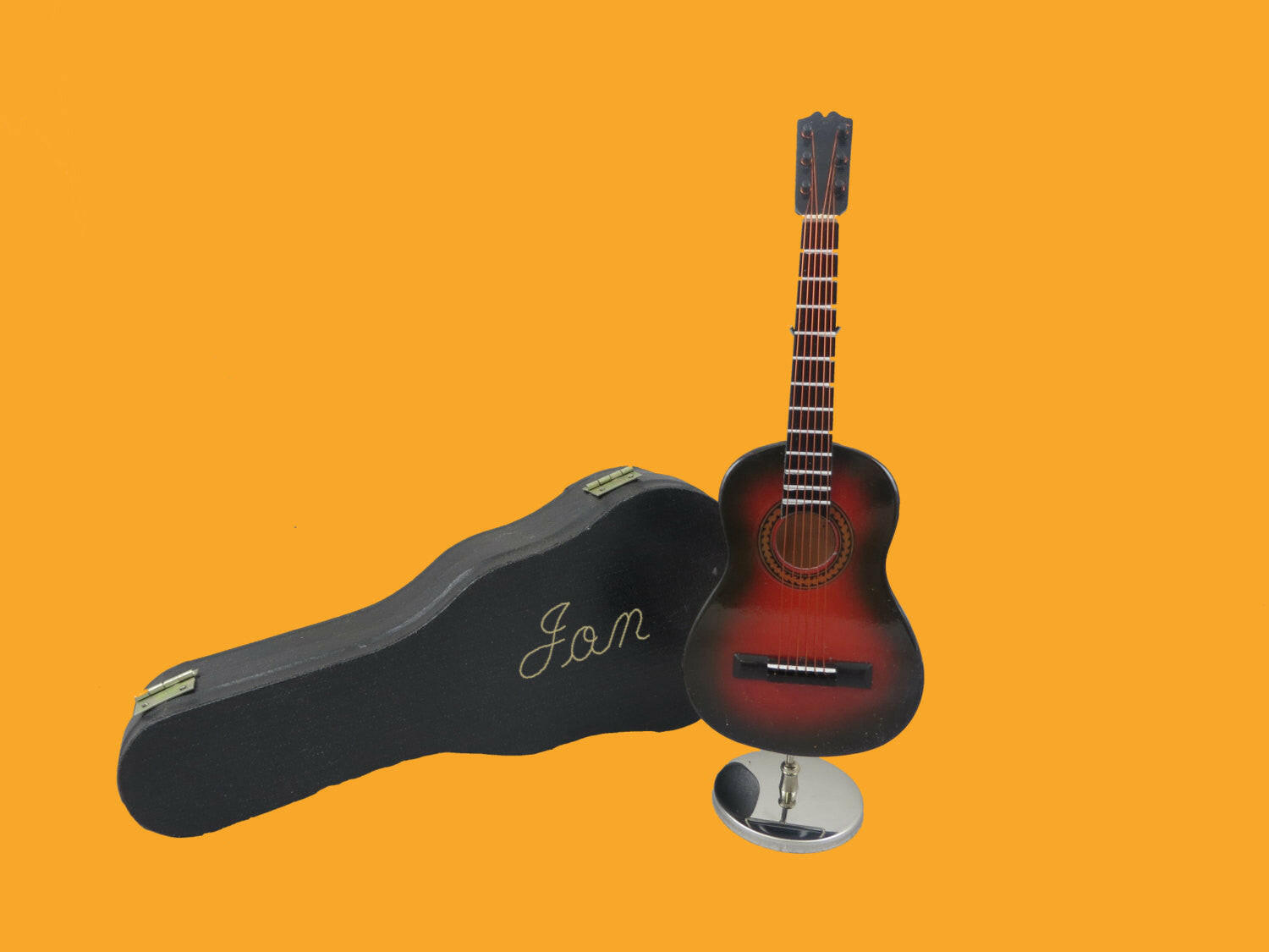 Personalized Miniature Acoustic Guitar.