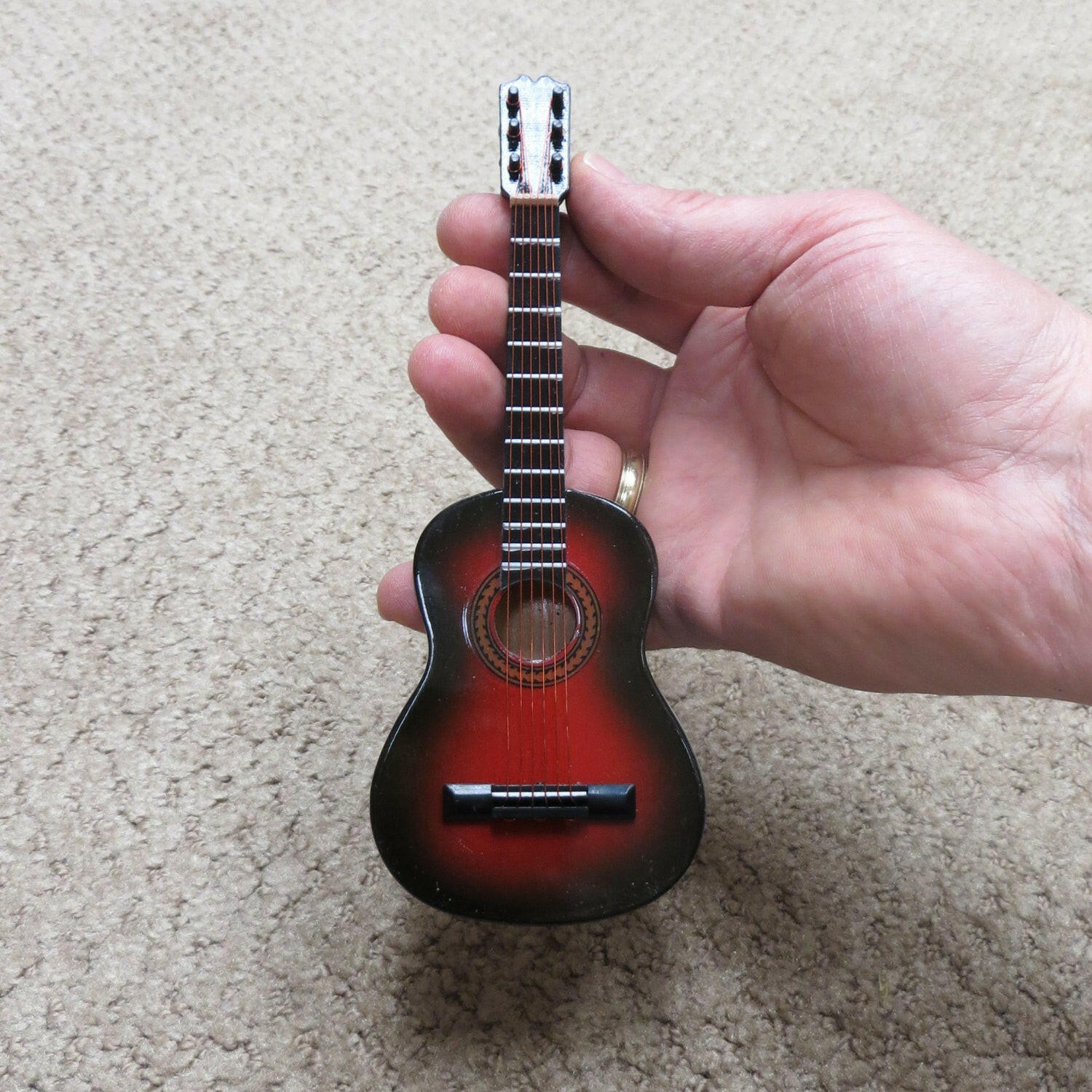 Personalized Miniature Acoustic Guitar.