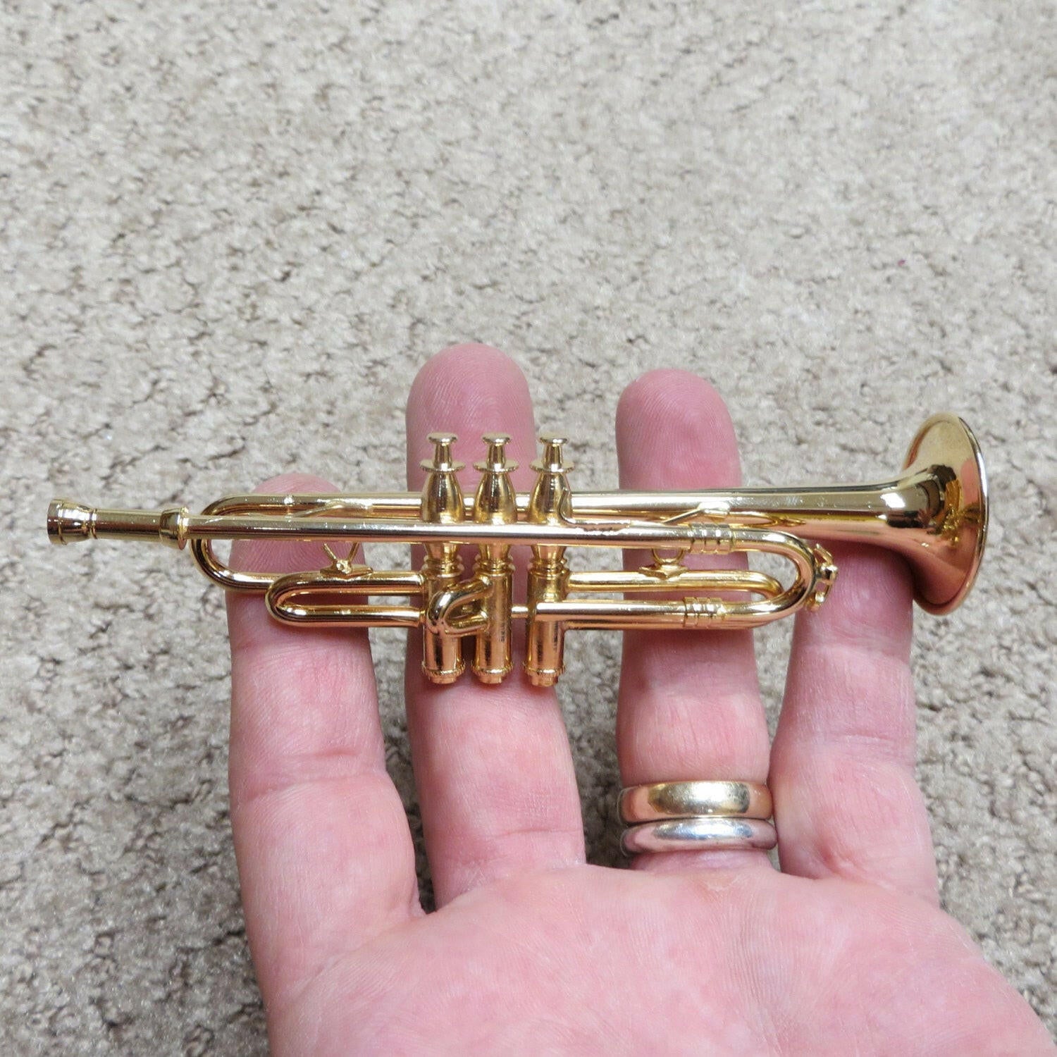 Personalized Miniature Trumpet.