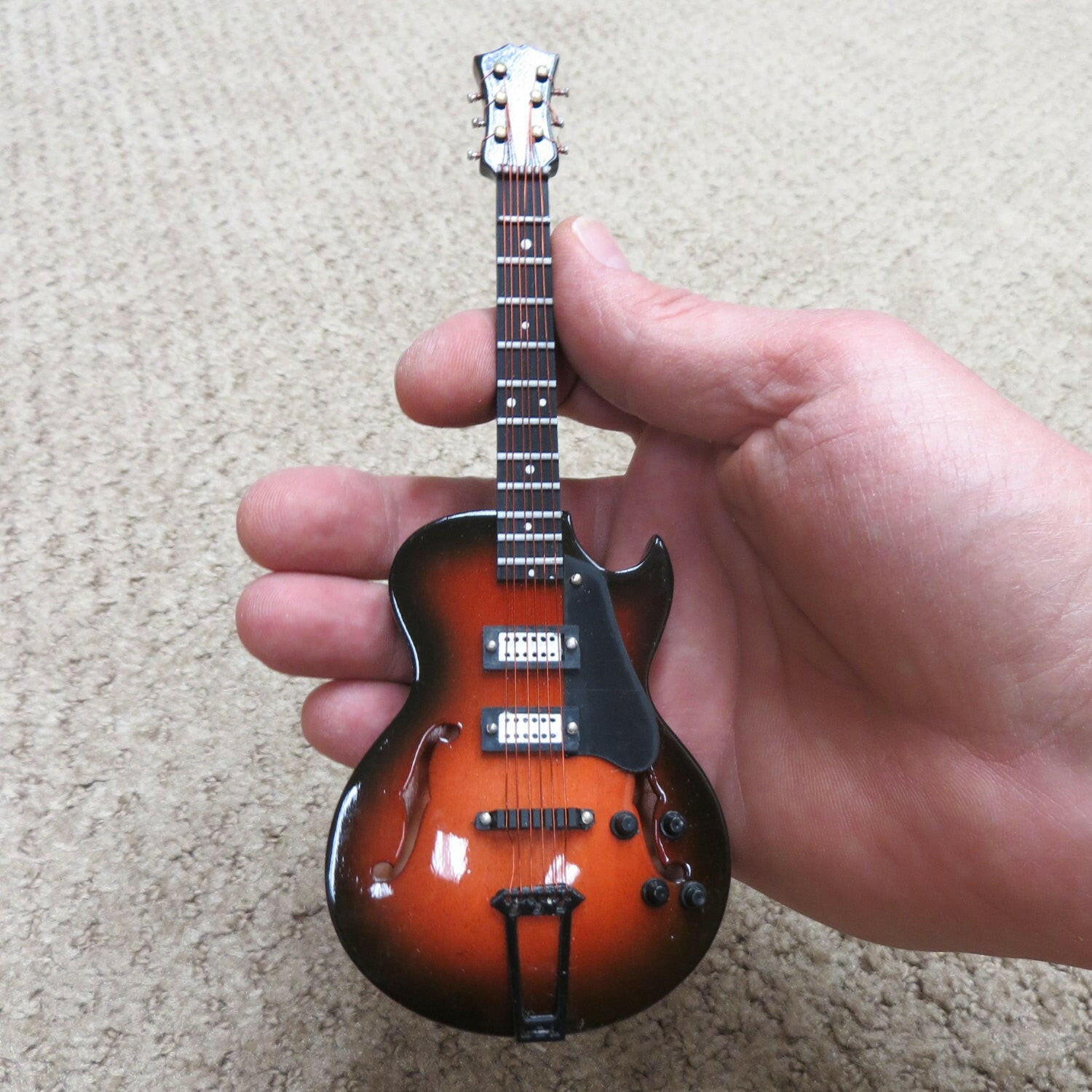 Personalized Miniature Gibson Guitar.
