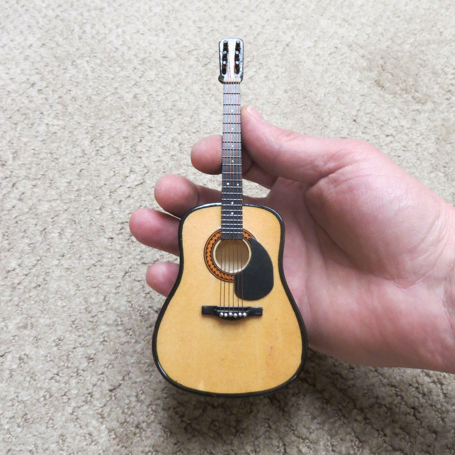 Personalized Miniature Guitar.