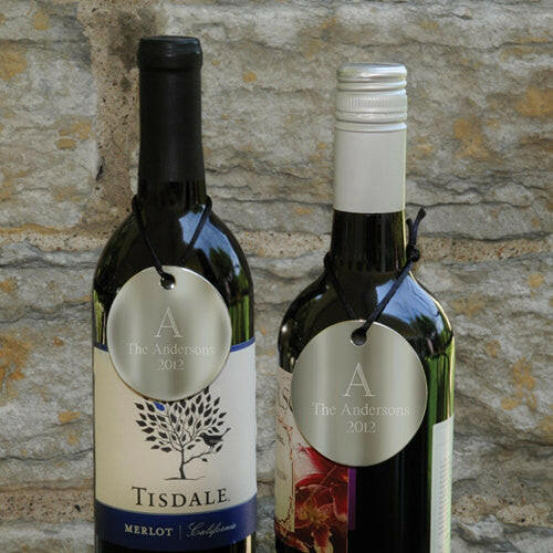 Wine Bottle Medallion.