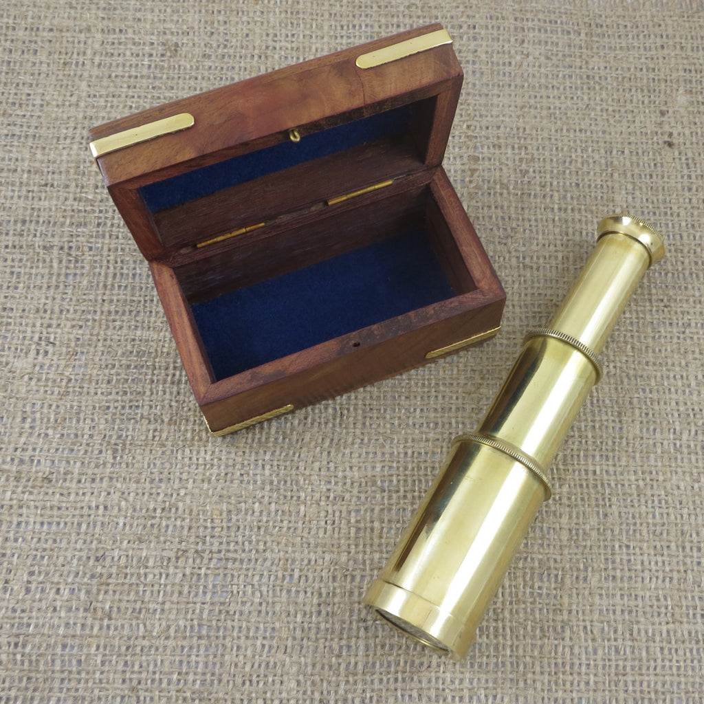 Brass Telescope Personalized Nautical Gift