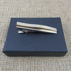 Personalized Two Tone Tie Clip.