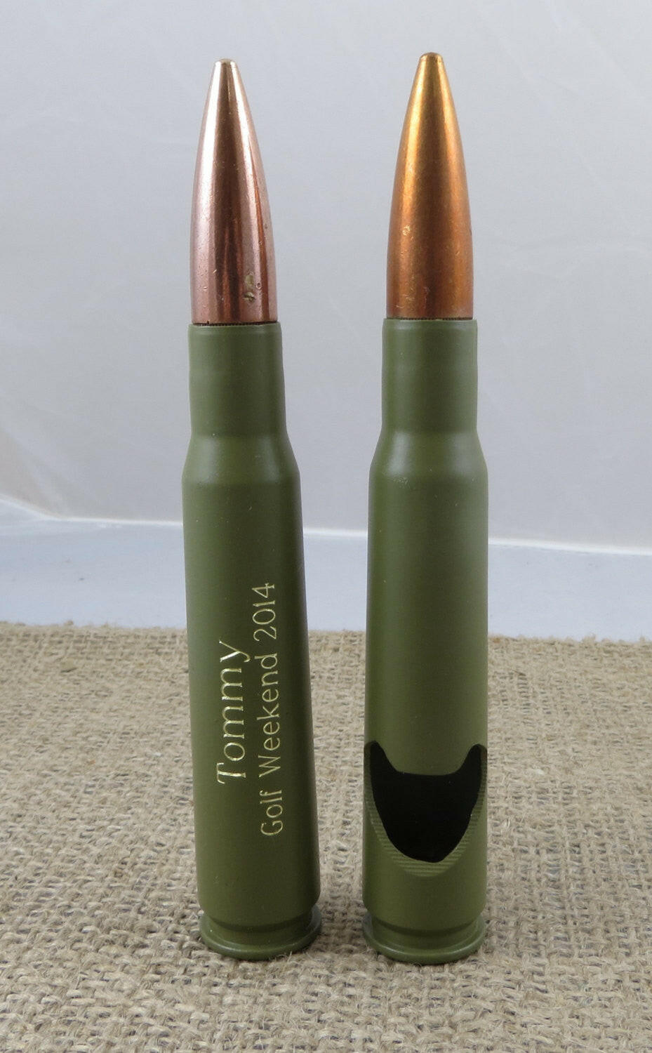 50 Caliber Military Bullet bottle Opener.