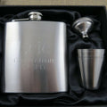 Personalized Flask with Shot and Funnell Gift Set.