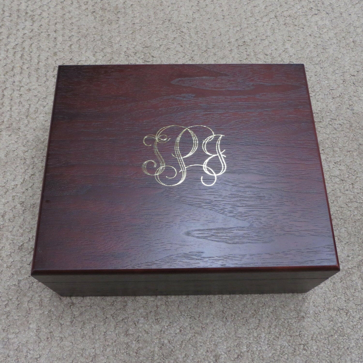 Personalized Cedar Cigar Humidor.