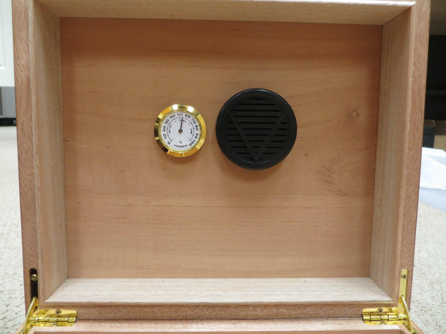 Personalized Cedar Cigar Humidor.