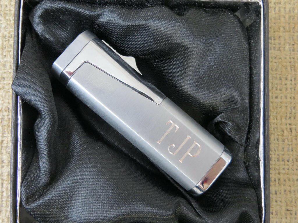 Cigar Lighter with Cigar Cutter Set