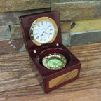 Personalized Nautical Compass Clock.