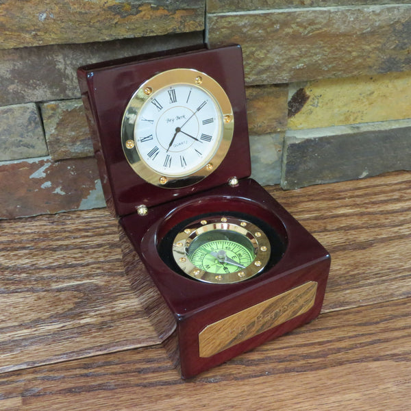Personalized Nautical Compass Clock