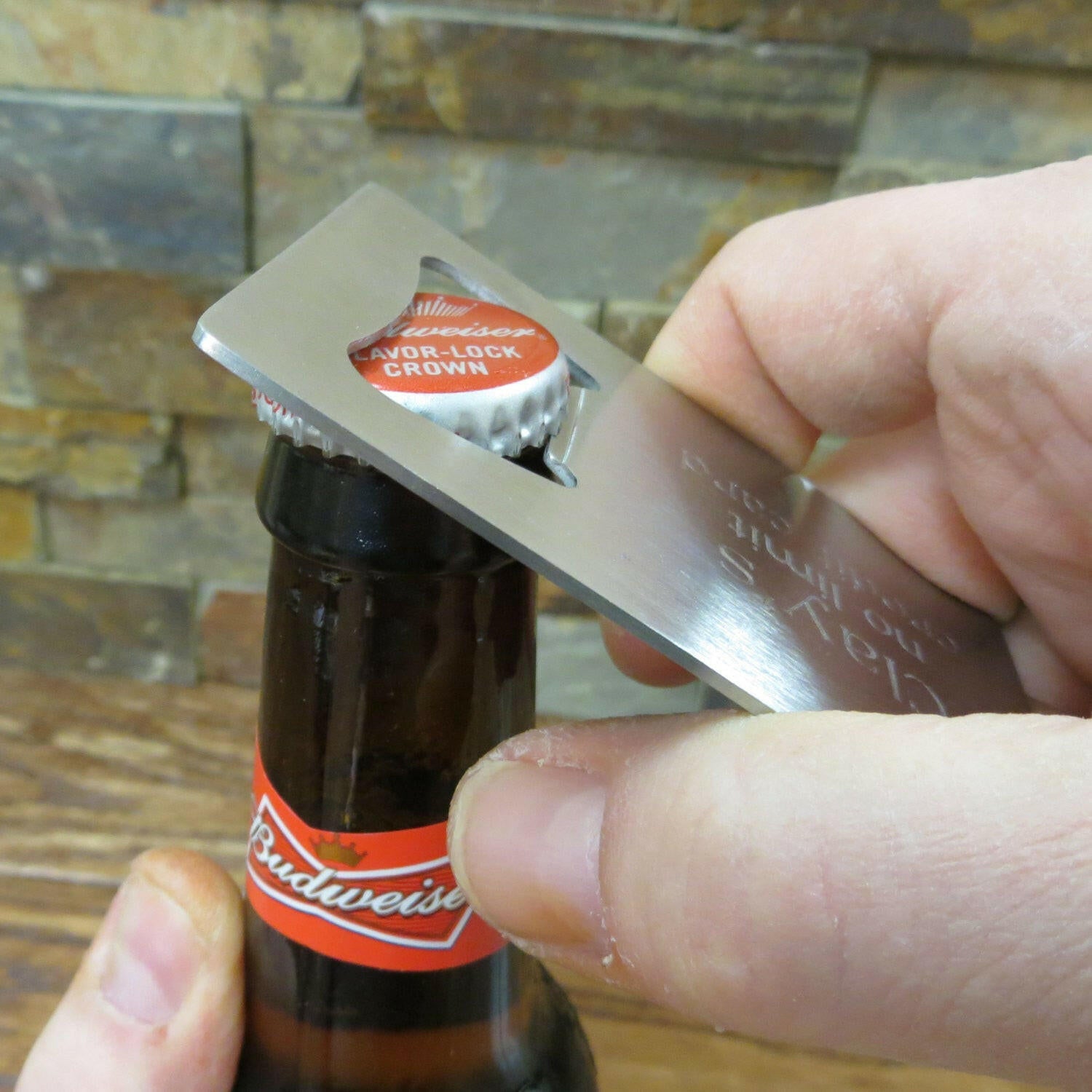 Credit Card Bottle Opener.