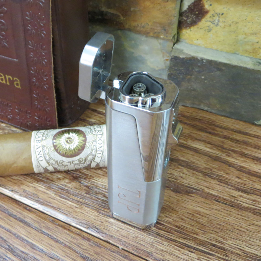 Cigar Lighter with Cigar Cutter Set