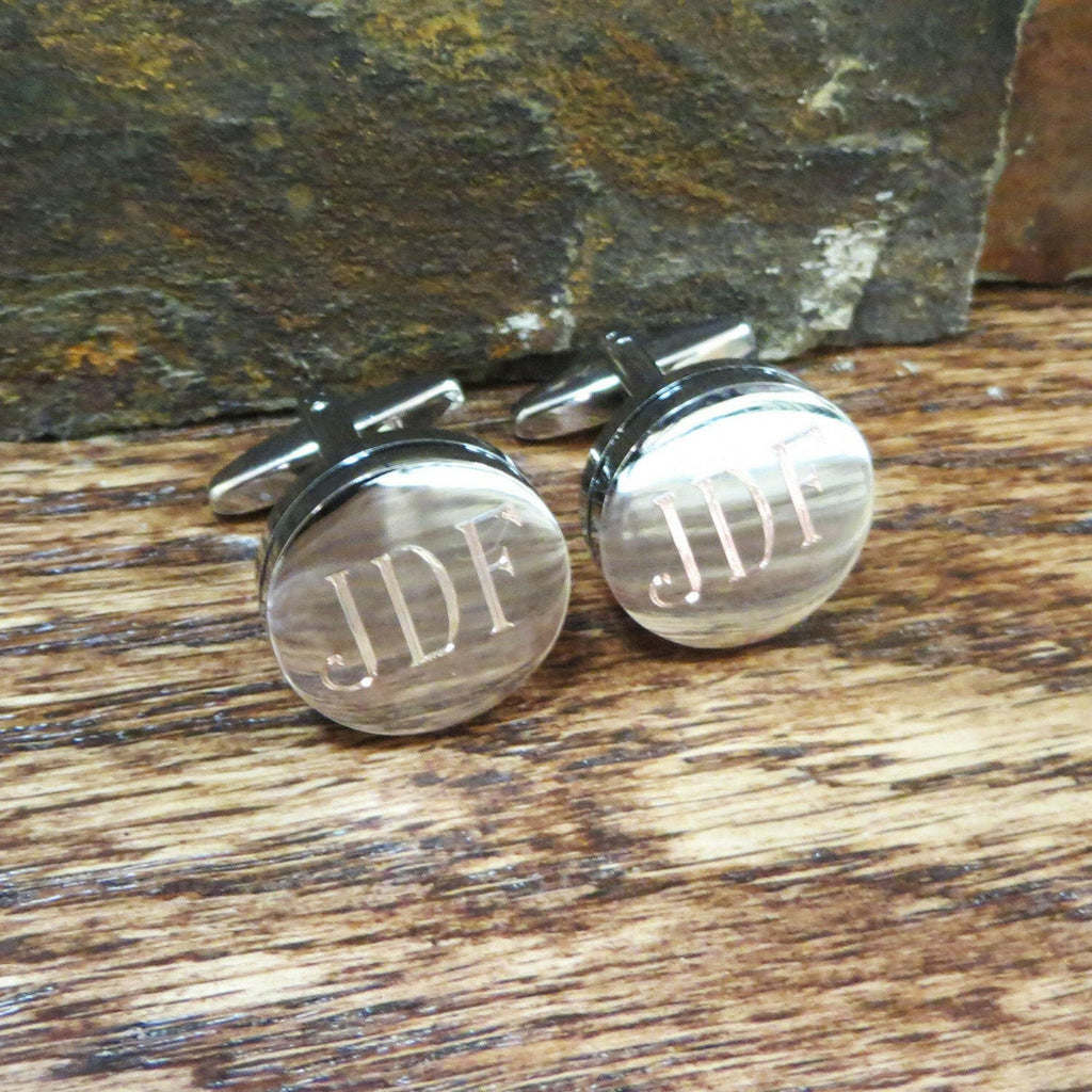 Personalized Round Cuff Links