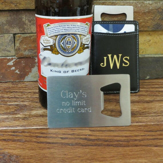 Credit Card Bottle Opener.