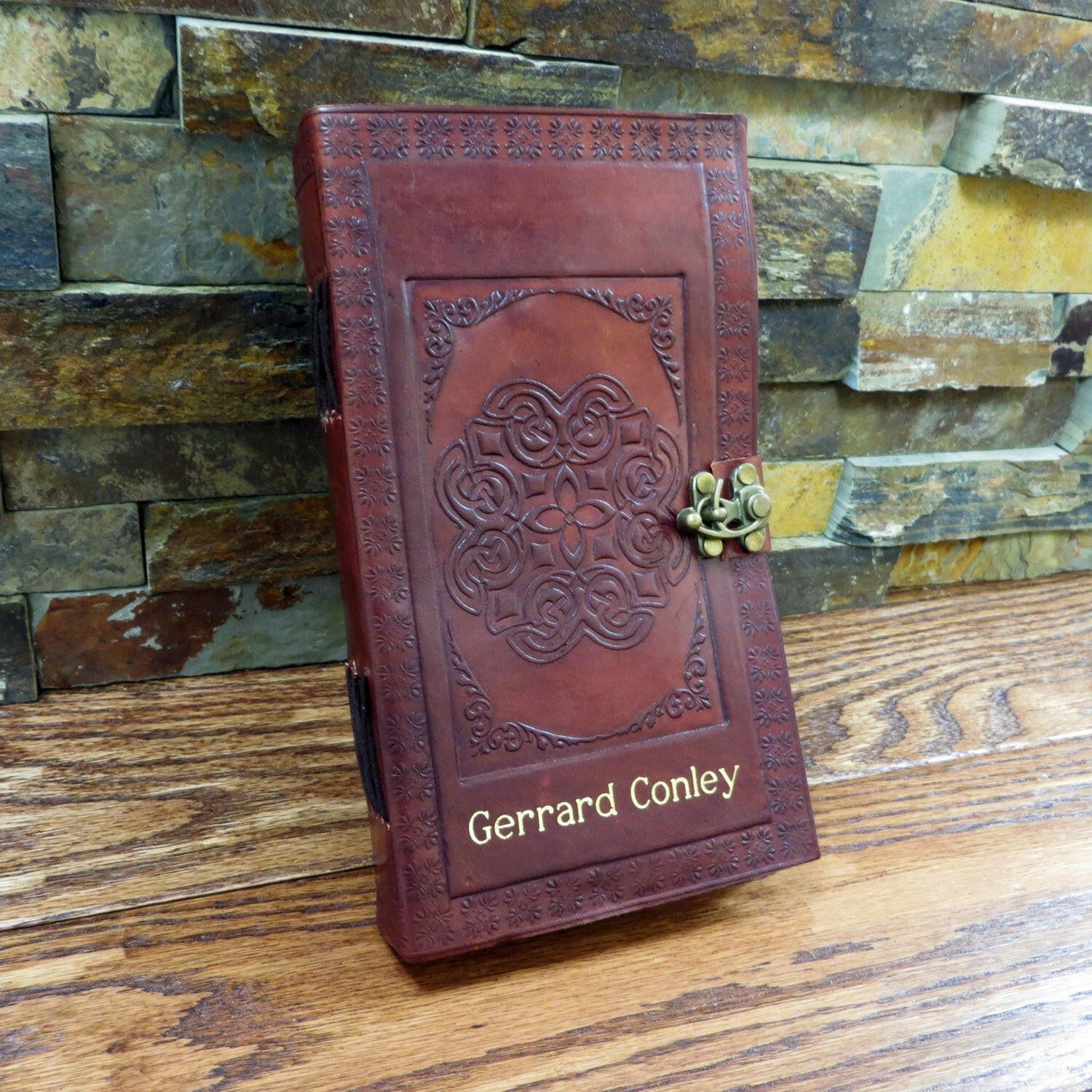 Leather Celtic Circle Journal.