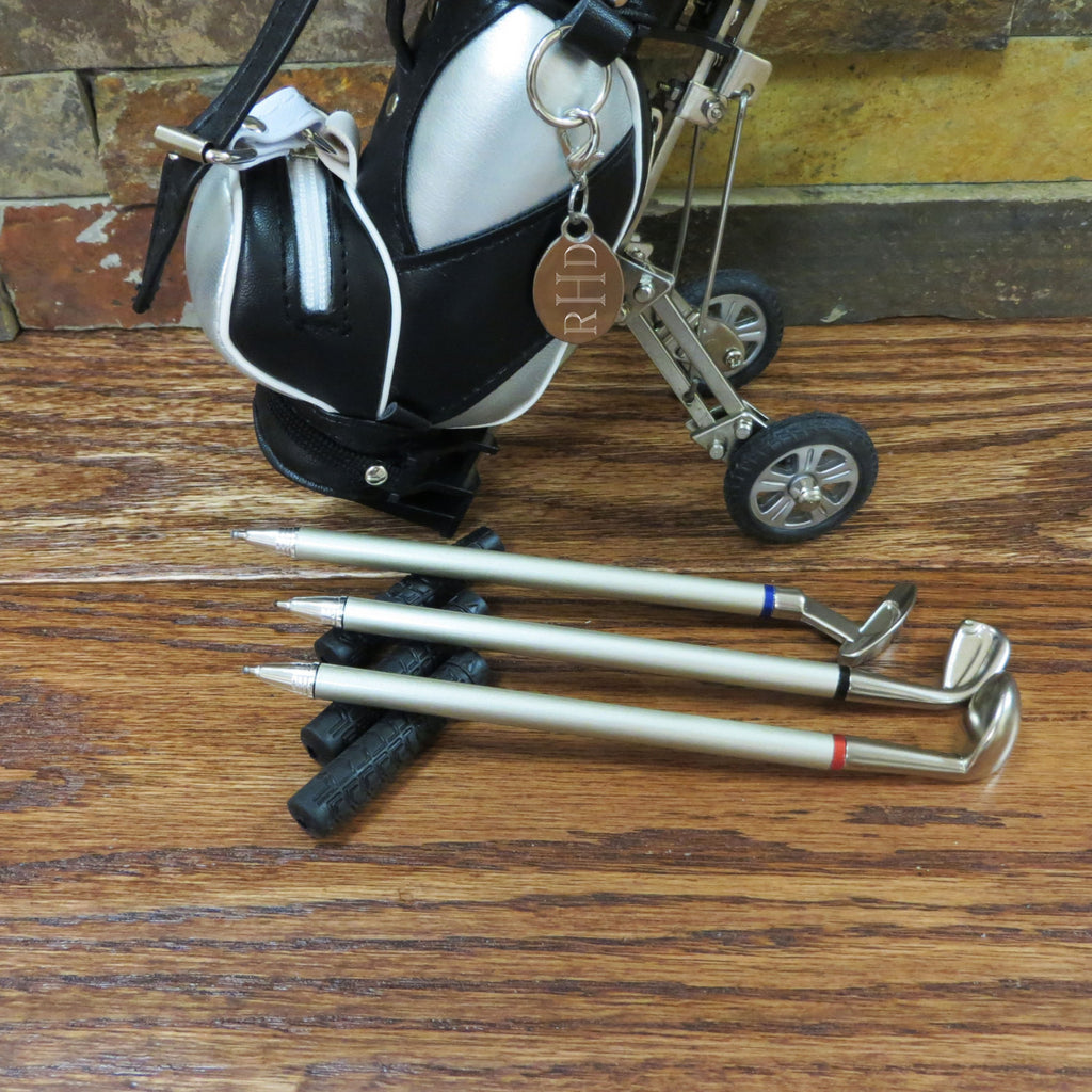 Golf Bag Pen Holder w/ 3 Pens