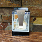 Leather Card Holder w/ Money Clip