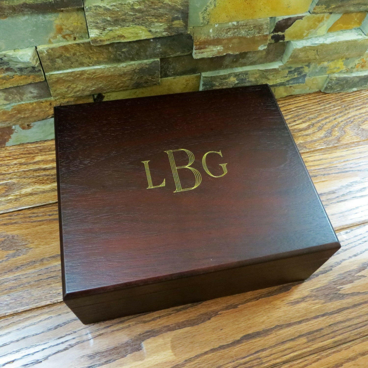 Personalized Cedar Cigar Humidor.