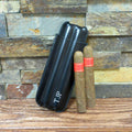 Personalized Leather Double Cigar Case.