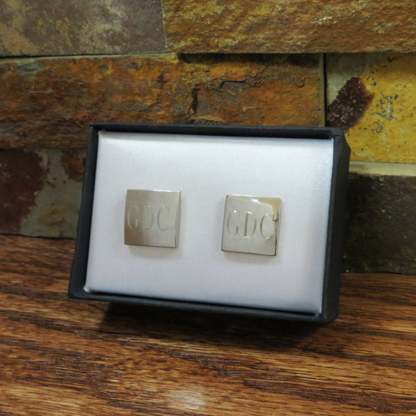Personalized Square Cuff Links