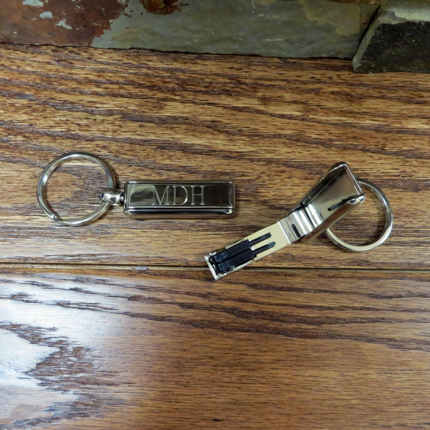 Monogrammed Fix-it Key Chain.