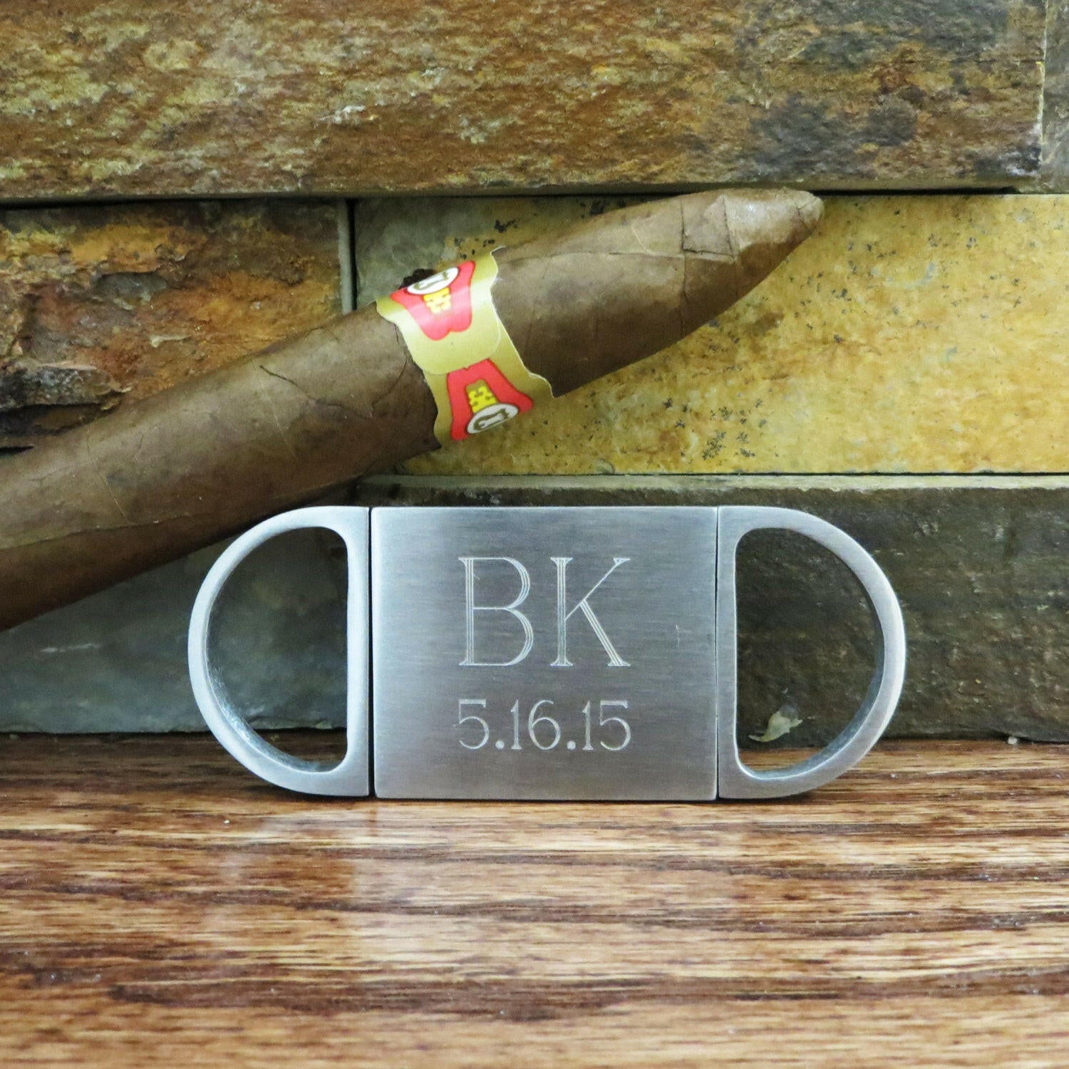 Personalized Cigar Cutter.