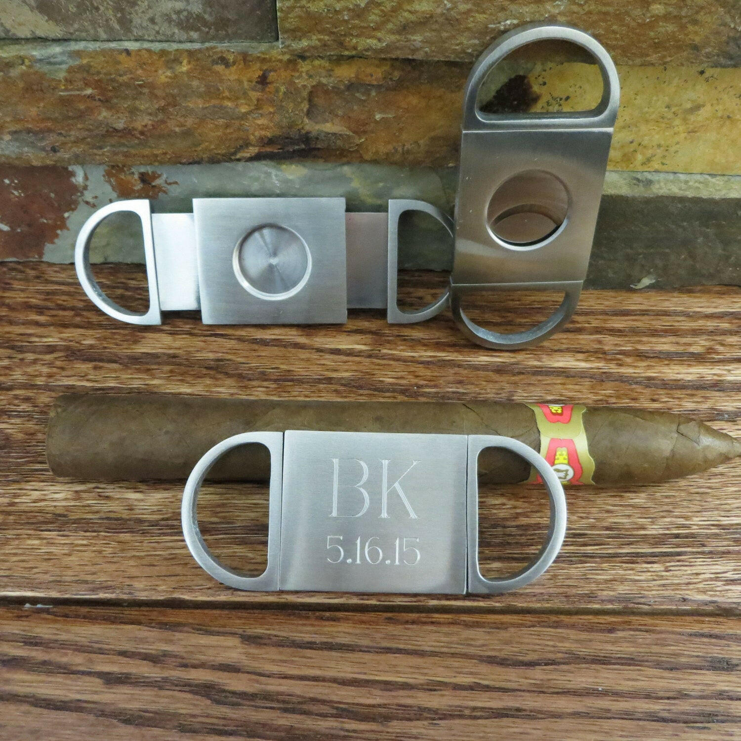 Personalized Cigar Cutter.