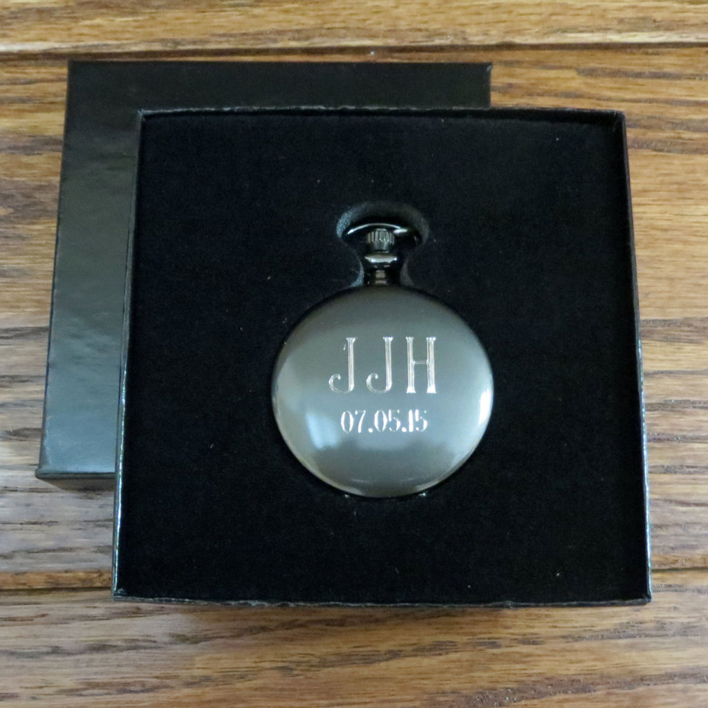 Monogrammed Pocket Watch