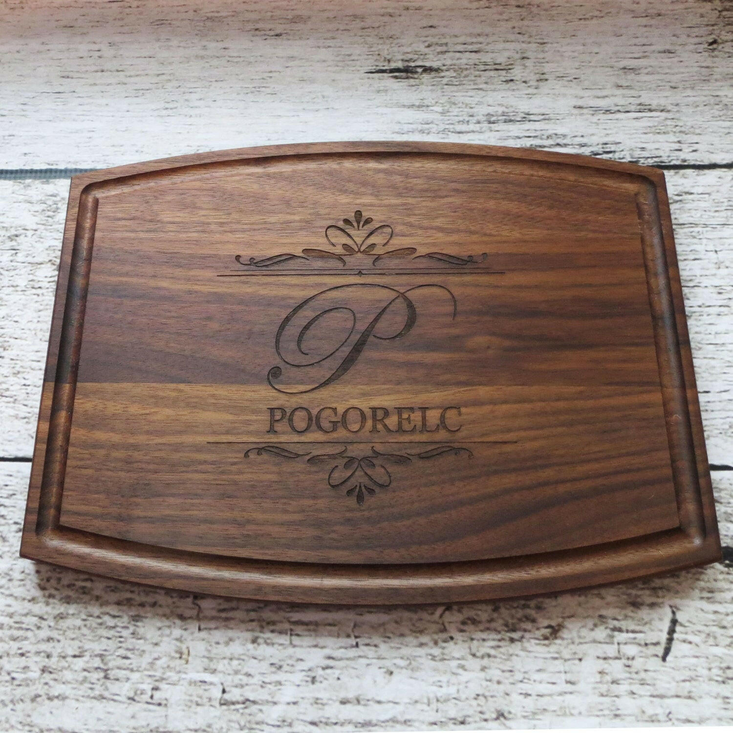 Personalized Family Name Cutting Board.
