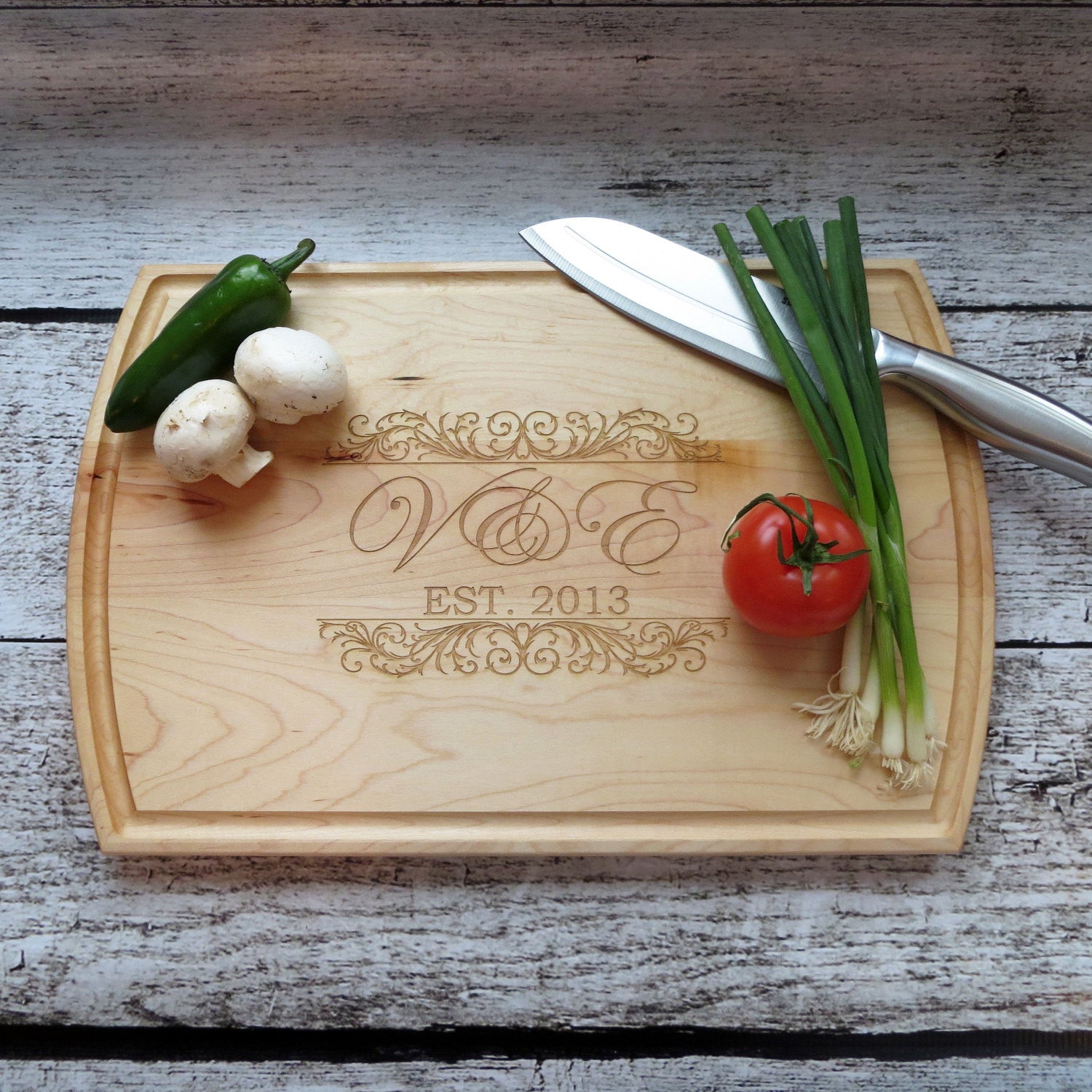 Monogram Cutting Board