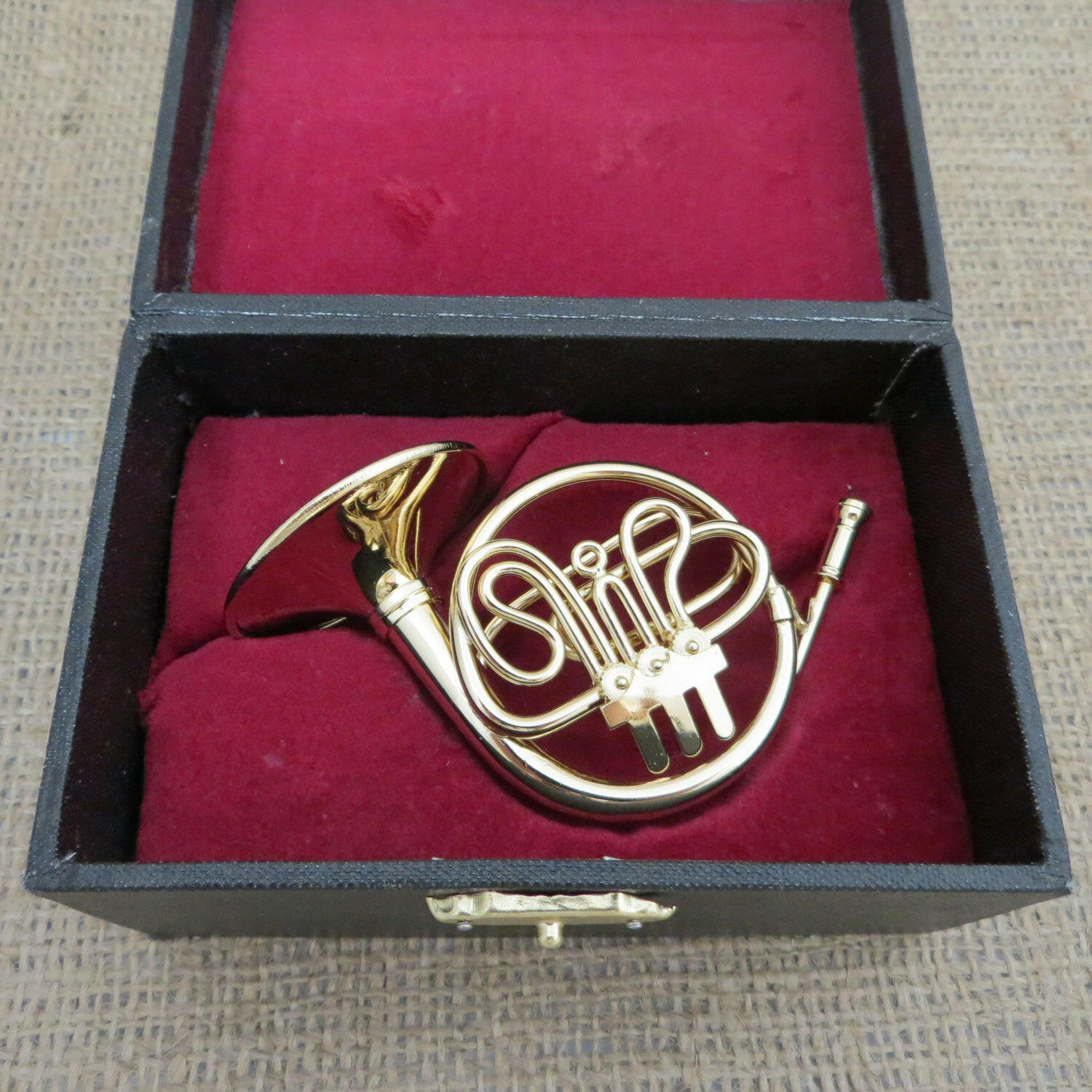 Mini French Horn w/ Personalized Case.