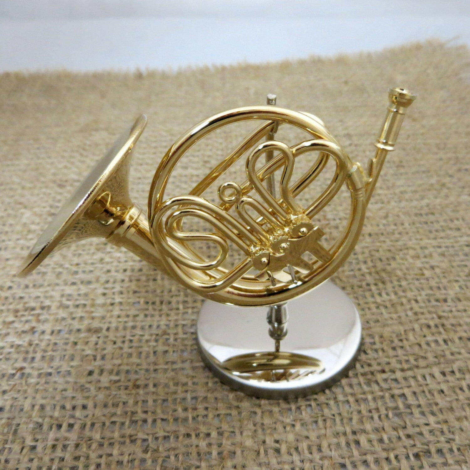 Mini French Horn w/ Personalized Case.