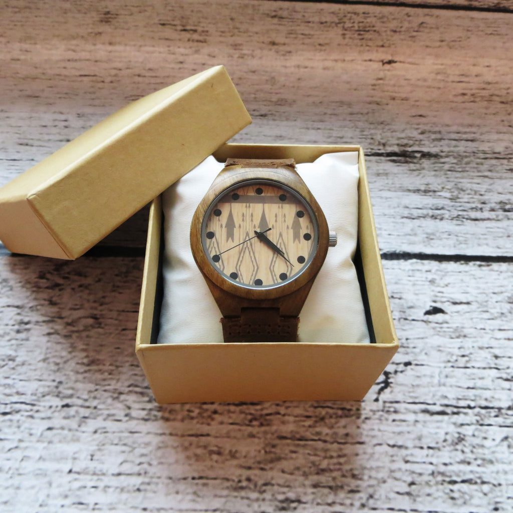 Personalized Wood Wrist Watch