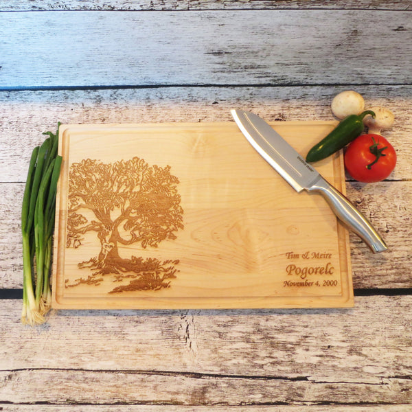 Wedding Tree Personalized Cutting Board