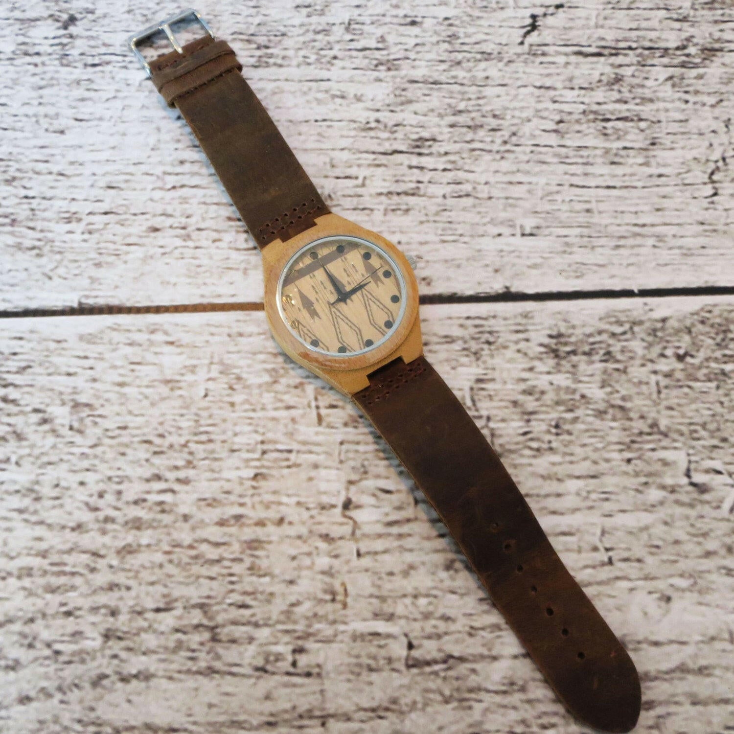 Wooden Wrist Watch.