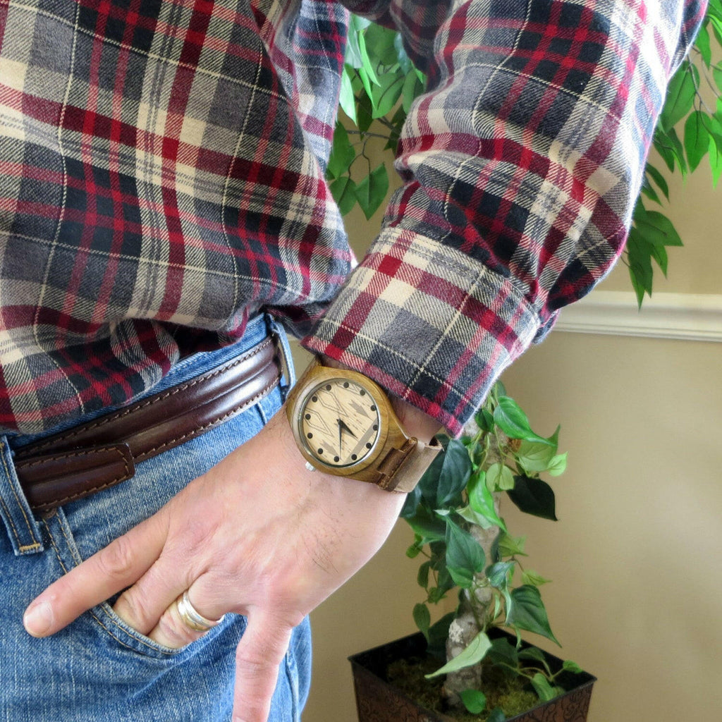 Personalized Wood Wrist Watch.