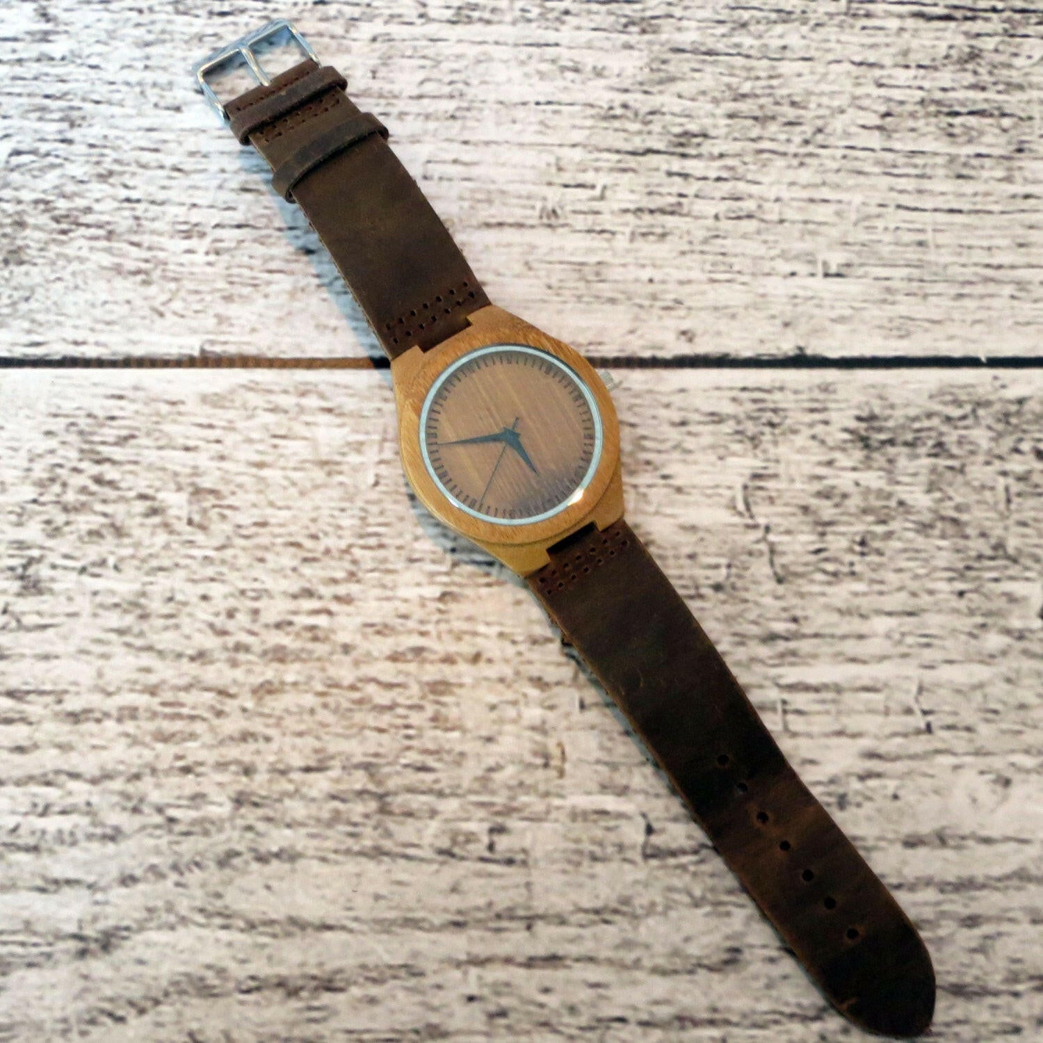 Customized Wooden Wrist Watch for Men.