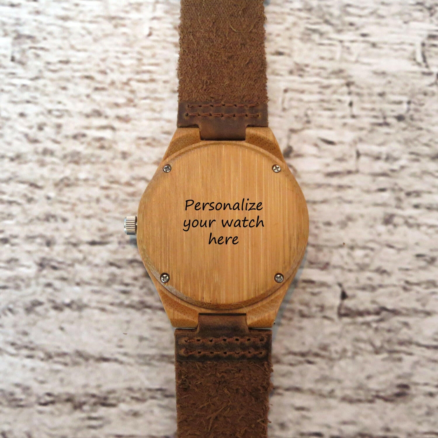 Customized Wooden Wrist Watch for Men.