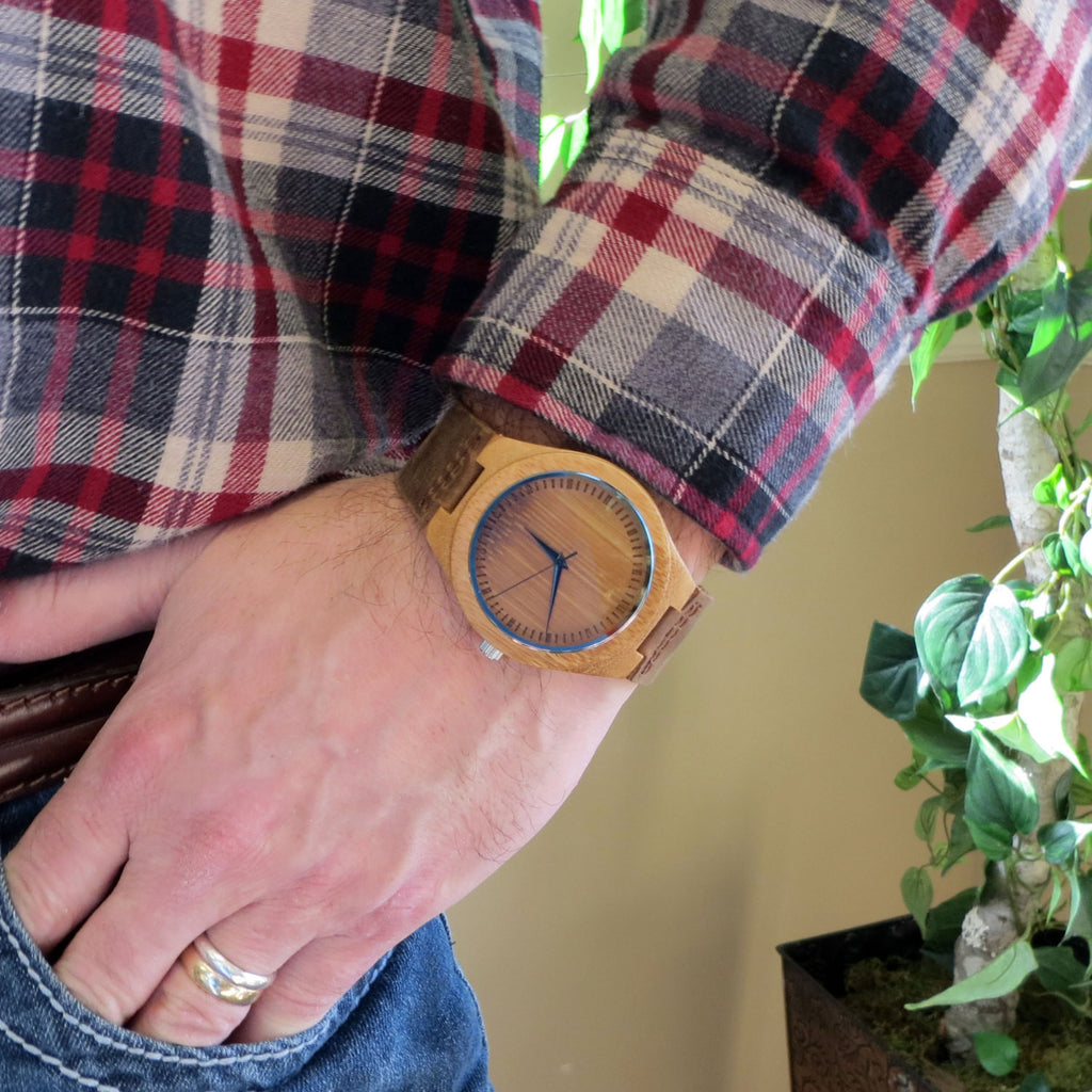 Customized Wooden Wrist Watch for Men