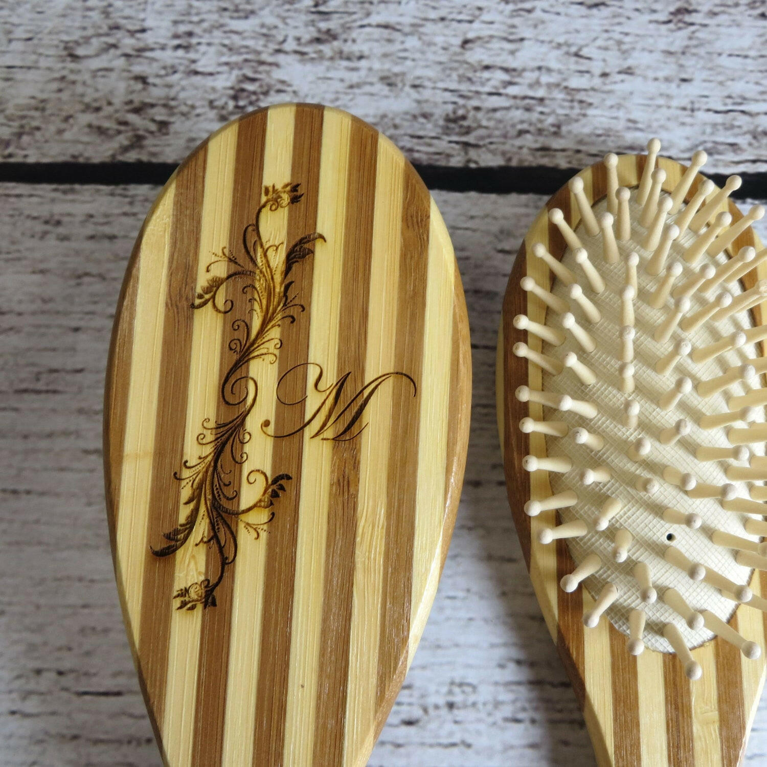 Personalized Wooden Brush.
