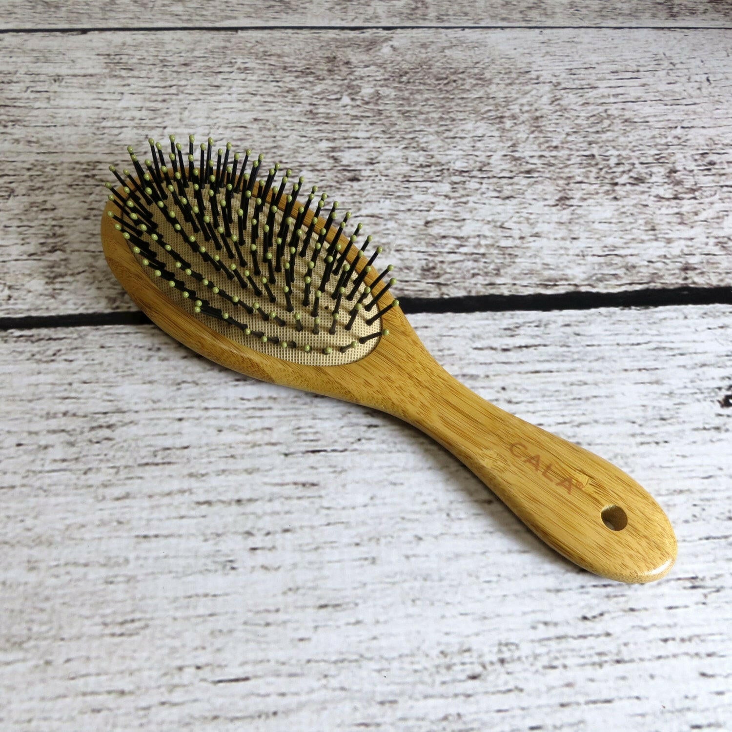 Oval Wooden Hair Brush Personalized.