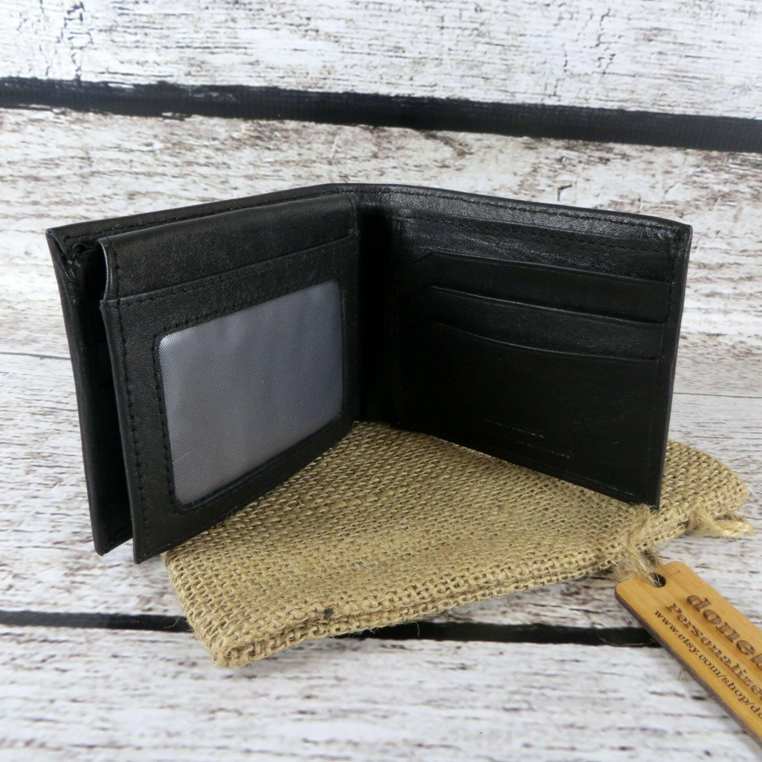 Personalized Bi-Fold Wallet for Men.