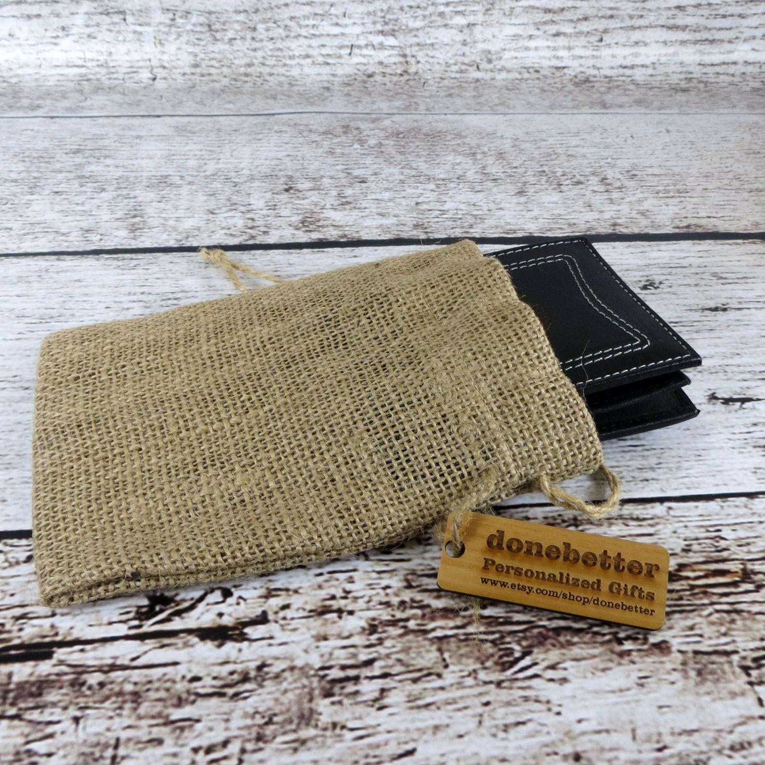 Personalized Bi-Fold Wallet for Men.