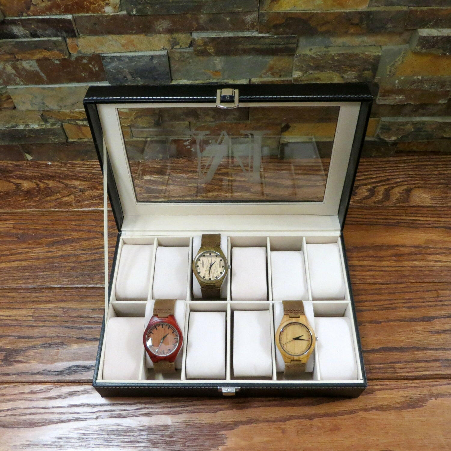 Personalized Watch Box Engraved.