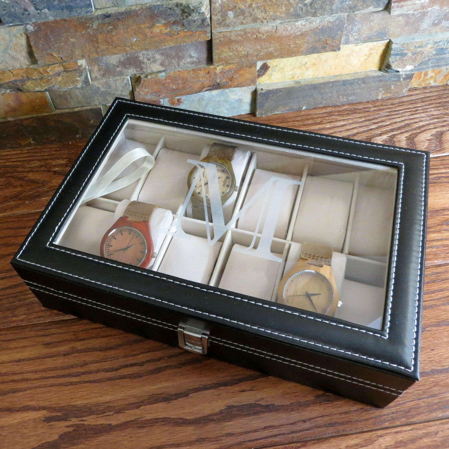 Personalized Watch Box Engraved.