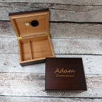 Personalized Cedar Cigar Humidor